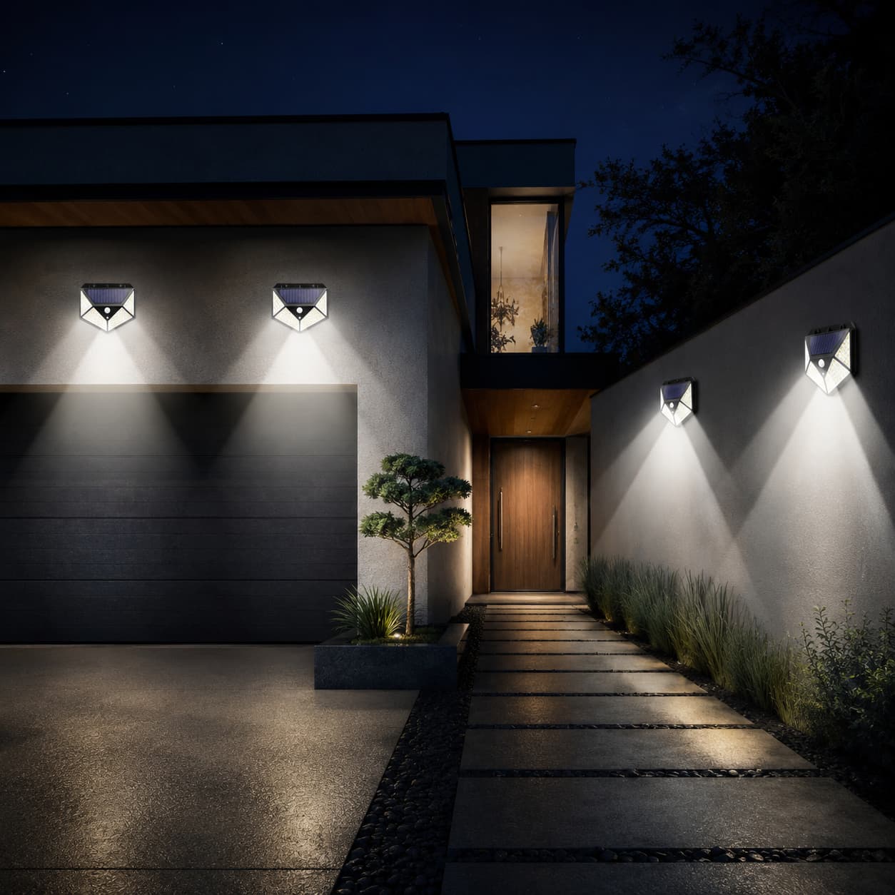 SolarGuard 270°™ | Luz Solar Exterior con Sensor de Movimiento